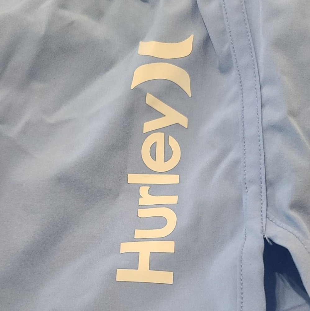Hurley Women's Light Blue Shorts - Picture 5 of 7